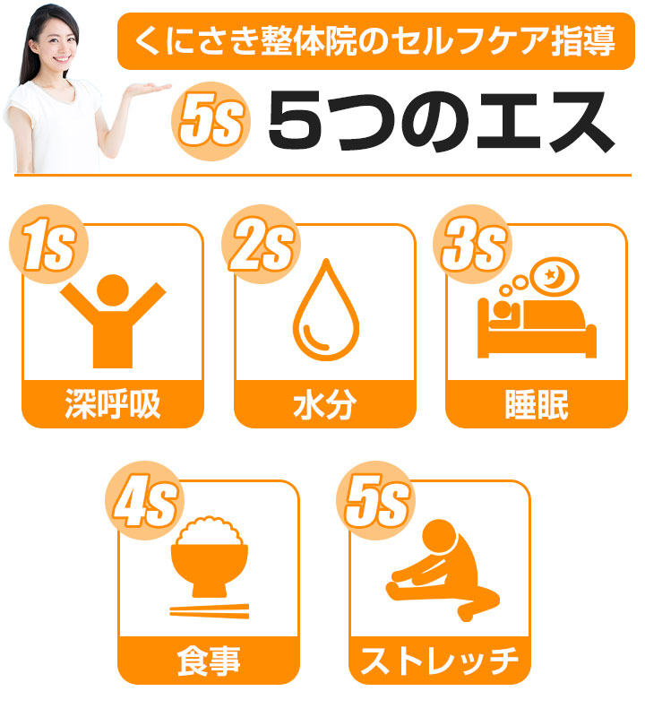 くにさき整体院のセルフケア指導